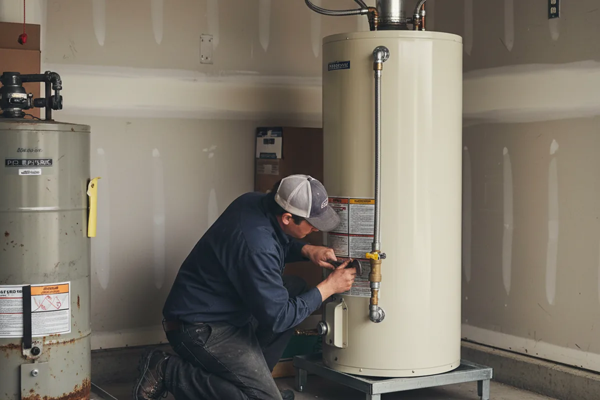 Water heater and shutoff valve replacement in South Cle Elum